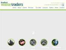 Tablet Screenshot of bradfordwastetraders.co.uk